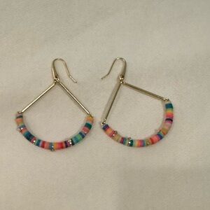 Kendra Scott Colorful Beaded Hoop Earrings